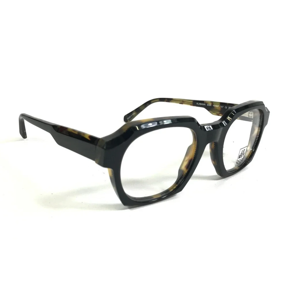 J.F. Rey Eyeglasses Frames ALABAMA 0091 Brown Military Tortoise 49-21-147
